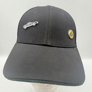 Lotus Cars Black Baseball Cap Adjustable Hat with Enamel Car Pins Official Merch